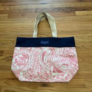 The Ocean Club Resort Bahamas Stylish Pink and Black Tote Bag